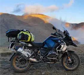 Borleni Bolsa Moto Impermeable 50L en BMW 1250 GS 3