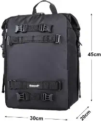 Rhinowalk Bolsa de Alforja de Moto 30L 2