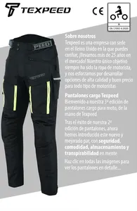 Texpeed Verano Waterproof Pantalon negro